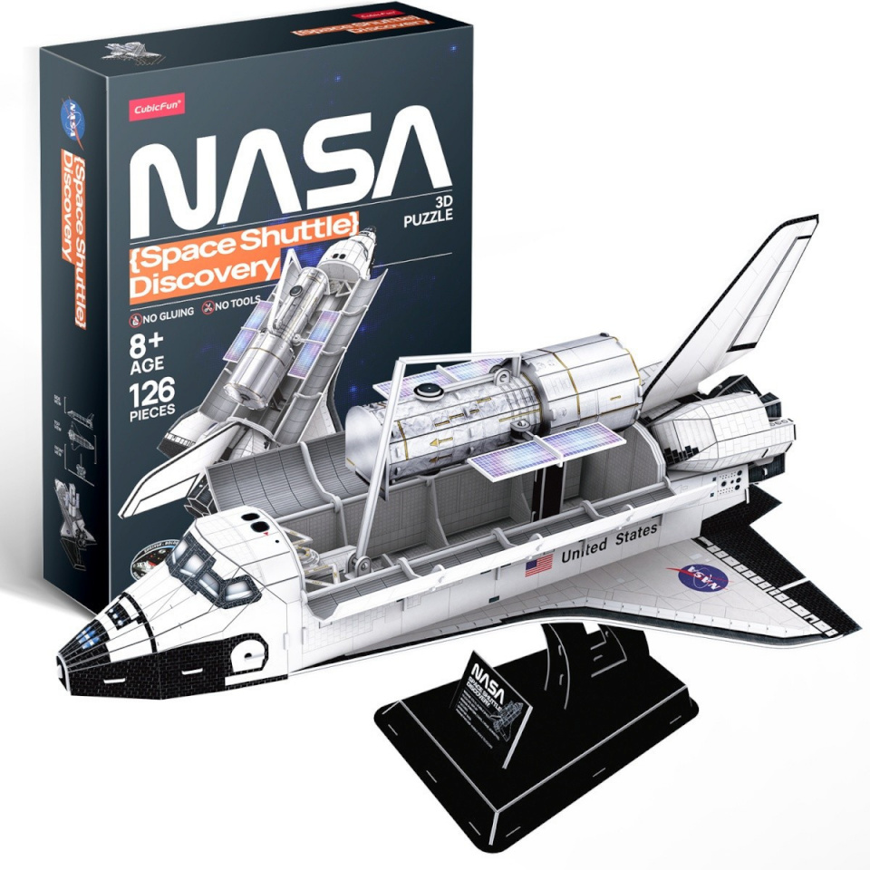 Cubic Fun pusle 3D Space Shuttle Discovery