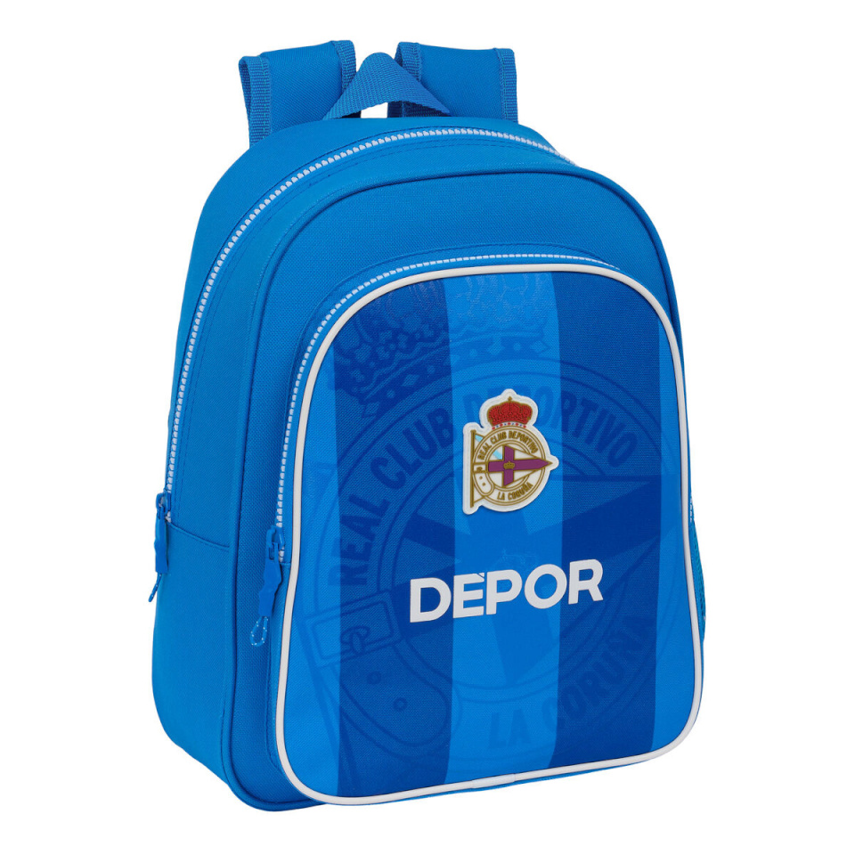 R. C. Deportivo de La Coruña seljakott sinine 27x33x10cm