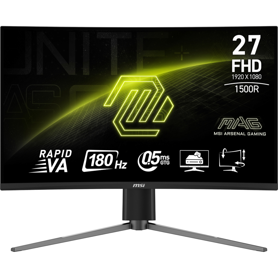 MSI monitor MAG 27C6PF Curved 27" FHD
