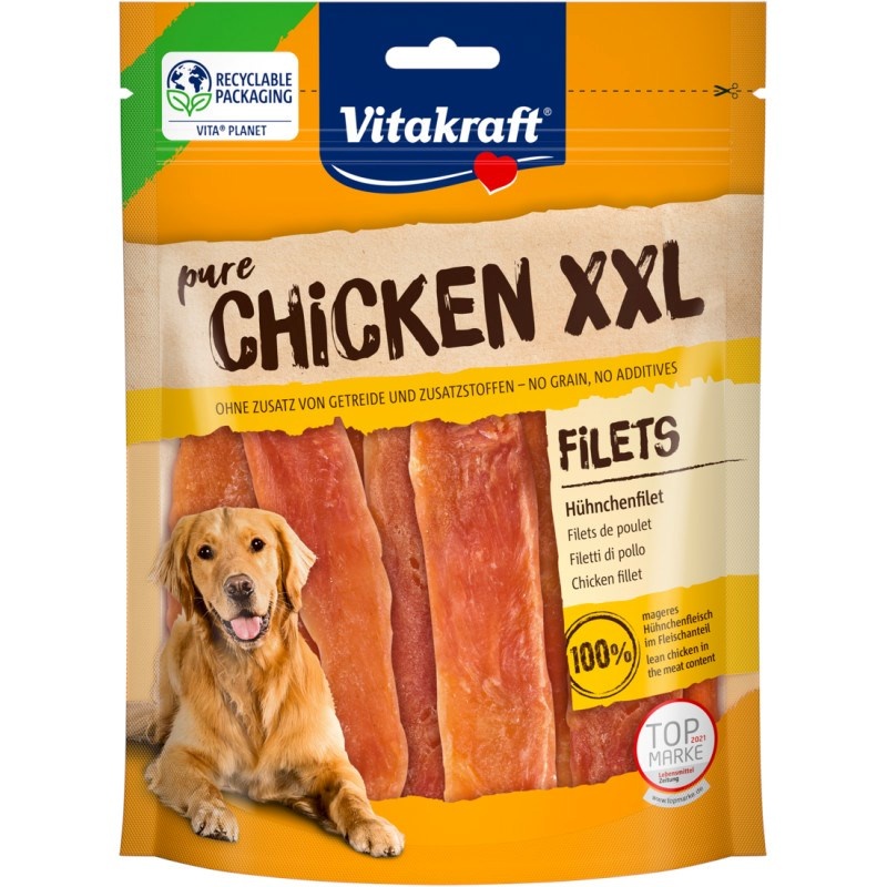 Vitakraft maius koerale Chicken Fillets XXL, 250g