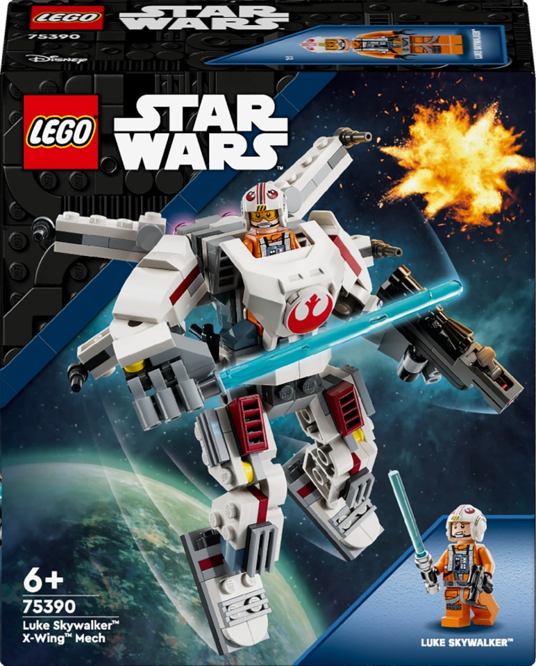 Lego klotsid Star Wars 75390 Luke Skywalker-i X-Wing-i robot