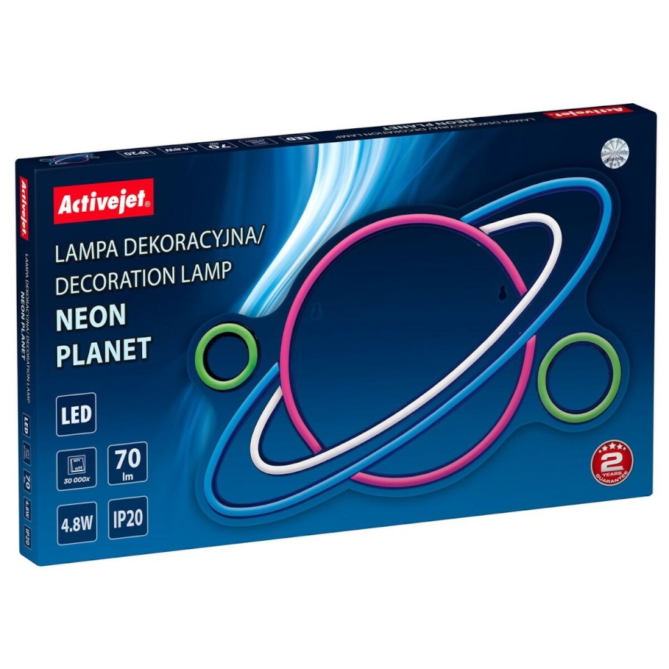 Activejet helendav lint AJE-NEON PLANET Plastmass PCV 1 Tükid, osad