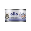 Ollo kassitoit Cat nr 4 Tuna & Chicken with Squid & Shrimp in Broth, 70g
