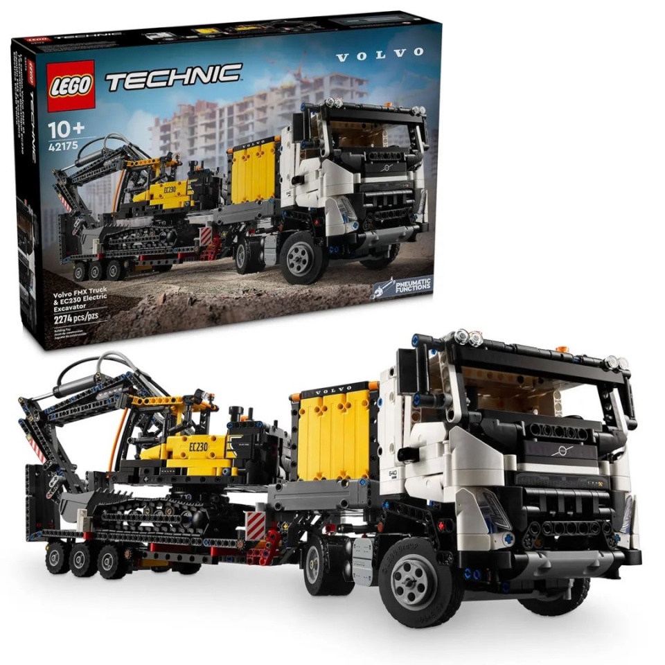 Lego klotsid TECHNIC 42175 Volvo FMX Truck & EC230 Electric Excavat