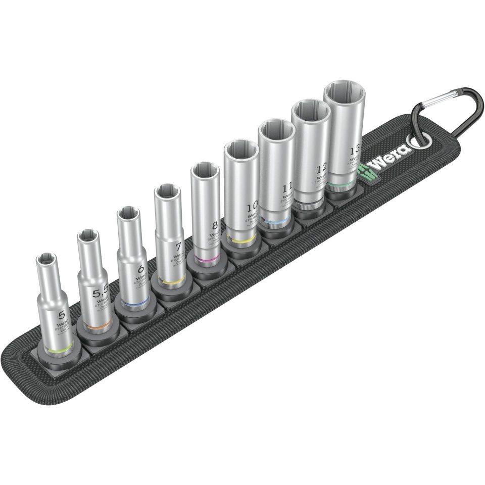 Wera tööriistakomplekt Belt A Deep 1 socket set, 1/4 drive