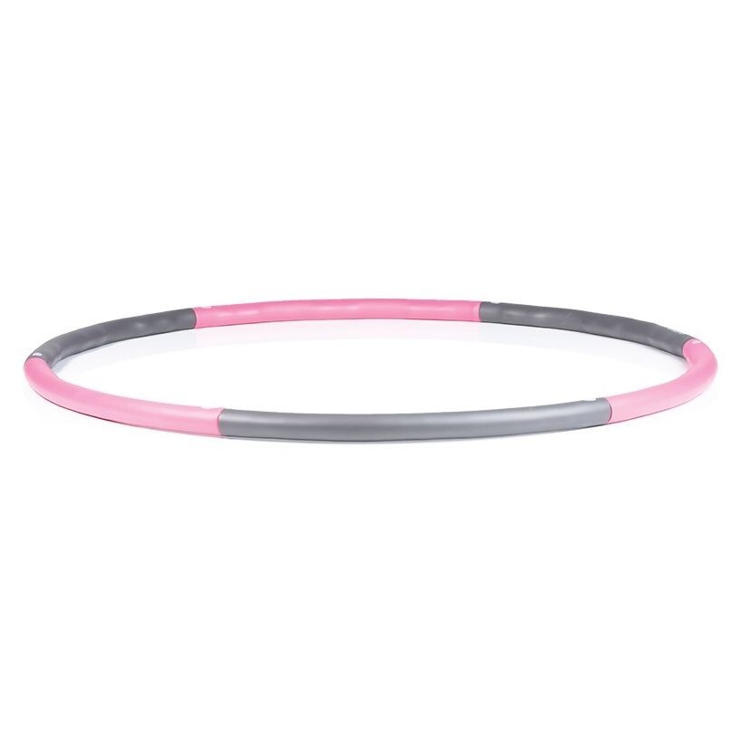 Gymstick võimlemisrõngas 1,5kg Joined Hula Hoop roosa/hall
