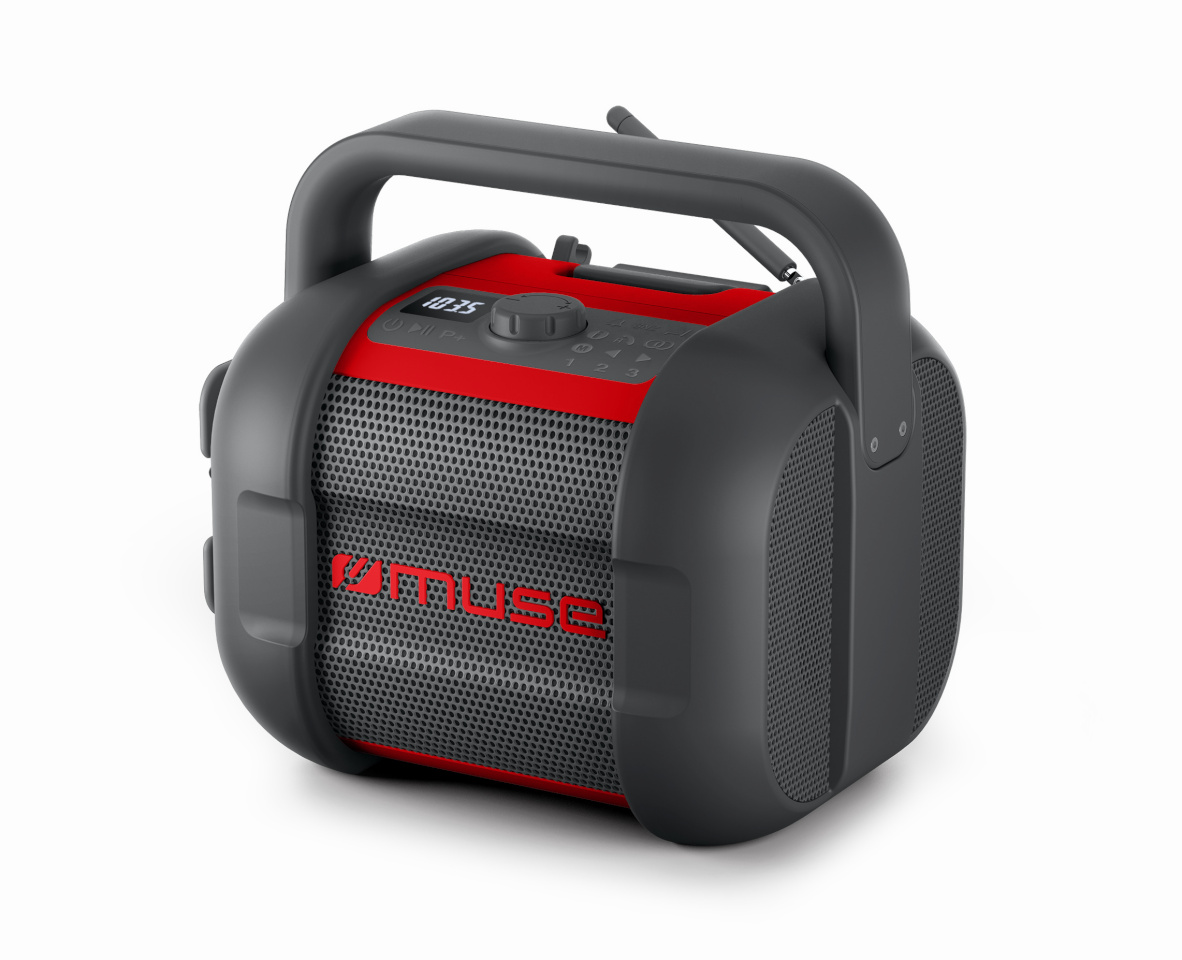 Muse kõlar | Jobsite Bluetooth Radio | M-968 BTR | 40 W | Bluetooth | NFC features