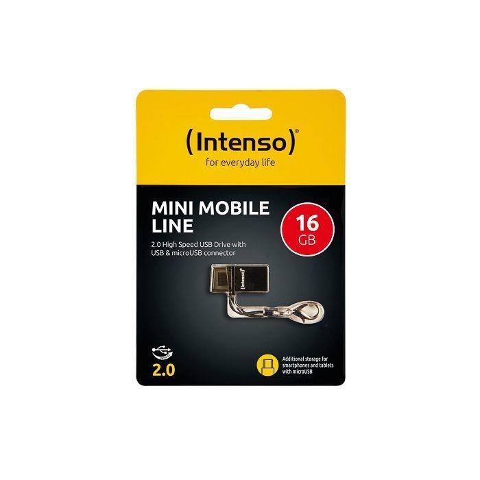 Intenso mälupulk Mini Mobile  Line USB2.0 16GB (3524470)