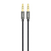 Budi audiokaabel AUX cable mini jack 3.5mm to mini jack 3.5mm Budi, 1.2m (must)