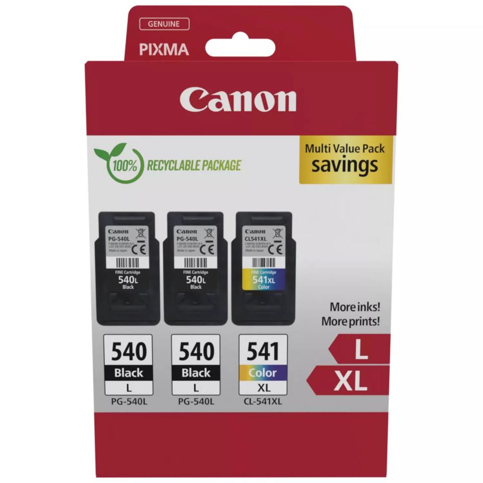 Canon tindikassett Canon PG-540 XL x2 / CL-541 XL Multi Pack