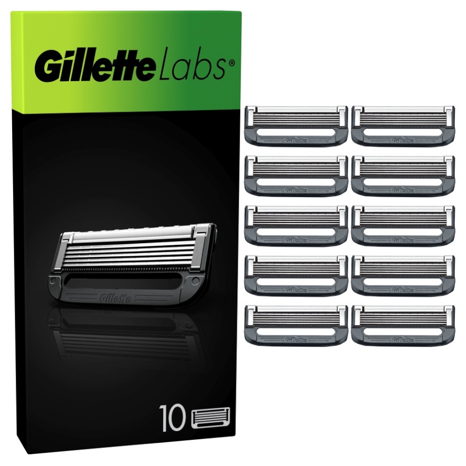 Gillette Labs raseerija Terad Meestele, 10 Vahetustera