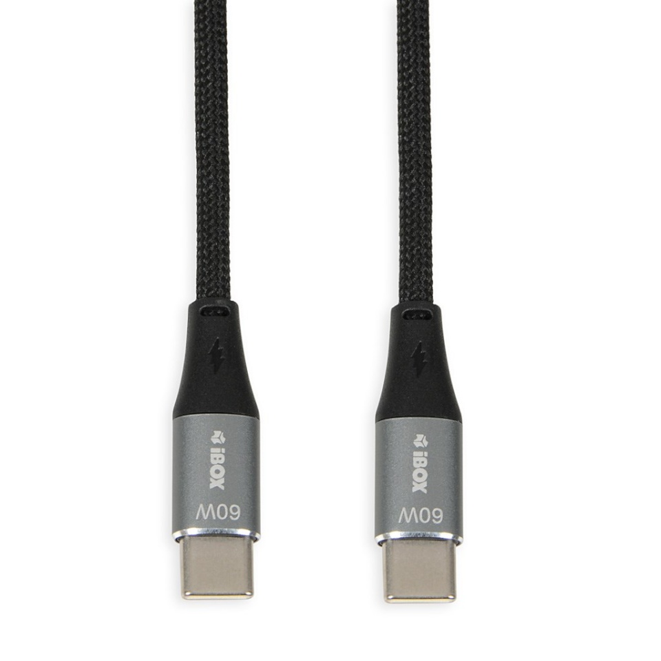 iBox kaabel IKUTC USB-C Cable 60W 2m must