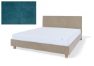 Sleepwell kontinentaalvoodi raam RED MODULAR, 180x200x20cm, HARRISSON Petrol meresinine