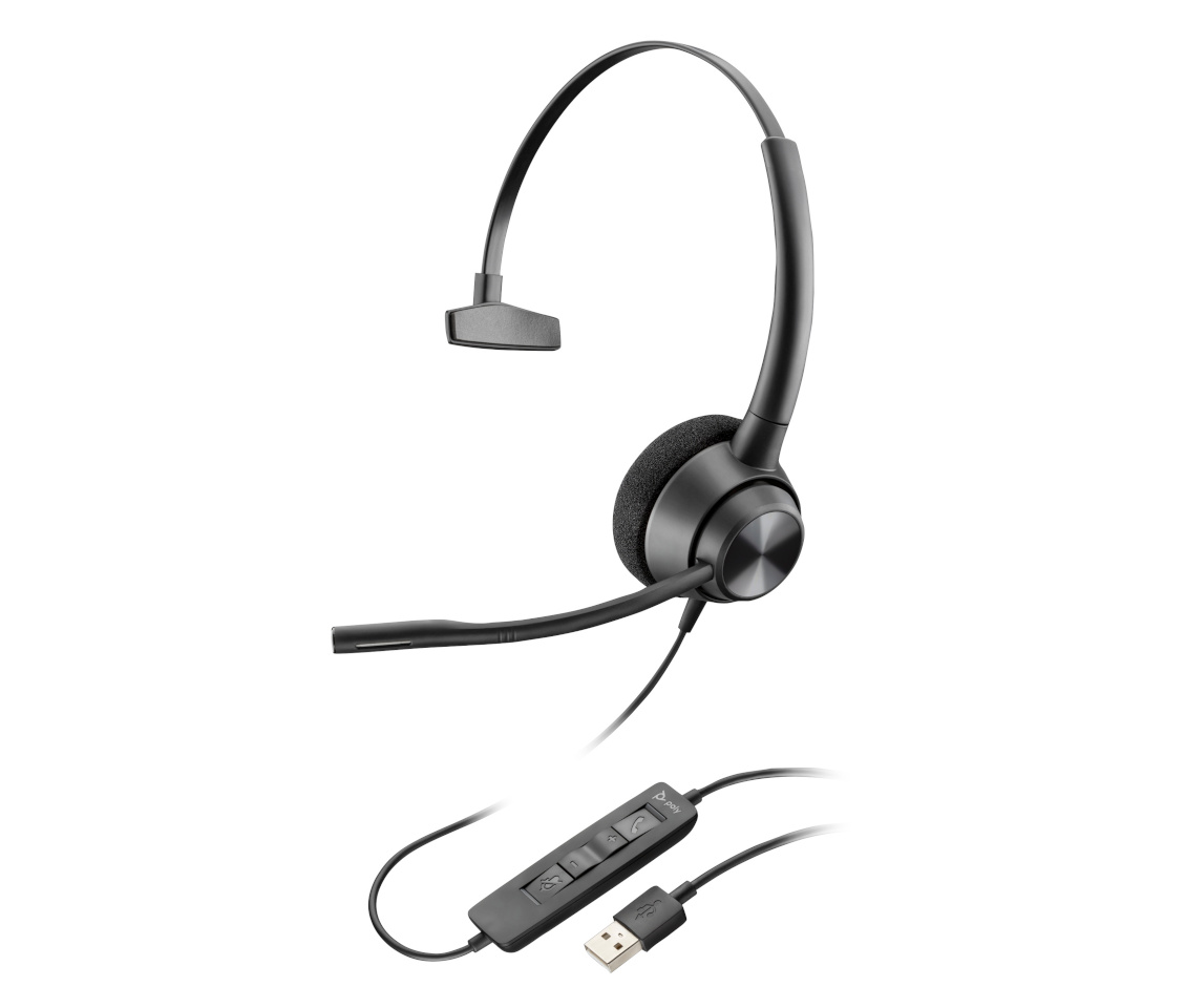 HP Poly kõrvaklapid EncorePro 310 Stereo USB-A USBA (767G1AA)