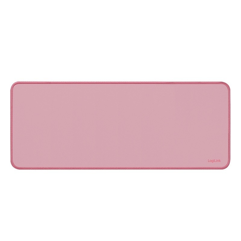 Logilink hiirematt XXL desk pad for mouse and keyboard, roosa