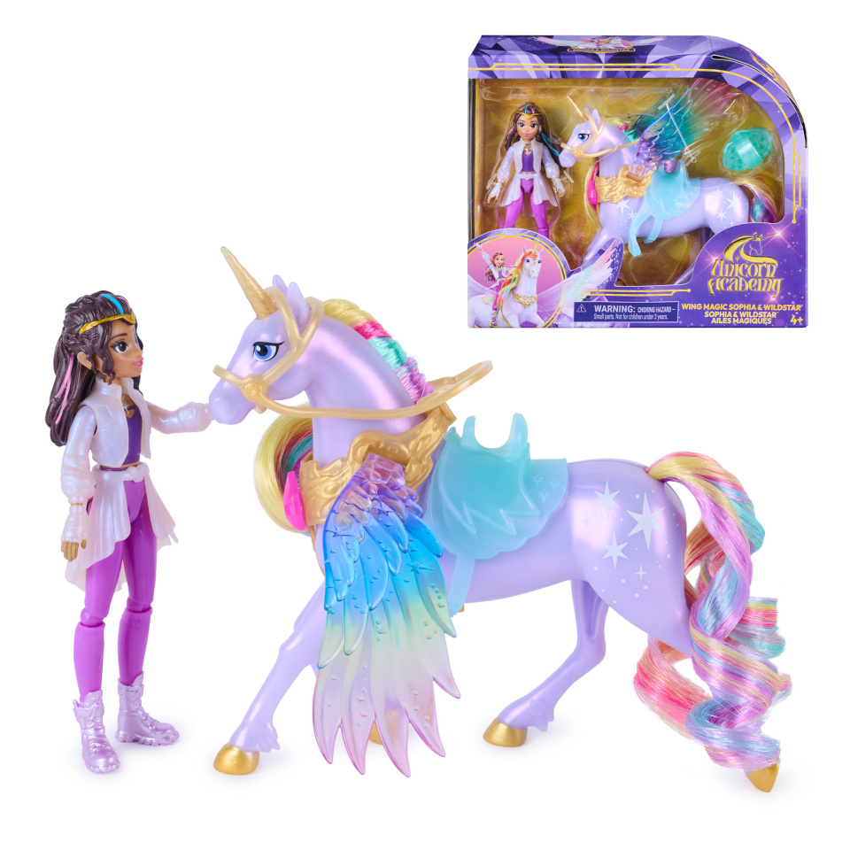 Spin Master mängufiguur Unicorn Academy - Wing Magic Sophia & Wildstar Spielset