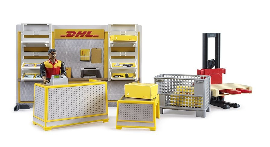 Bruder mängukomplekt DHL logistics center
