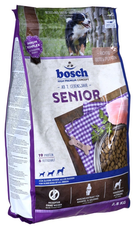 Bosch kuivtoit koerale SENIOR 2,5kg