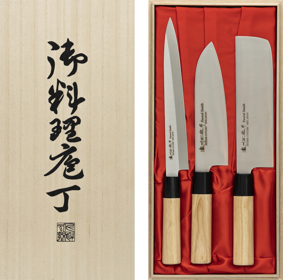 Satake Cutlery kööginugade komplekt HG8772 Knife Set, 3tk