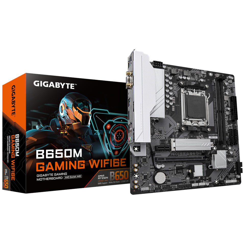 Gigabyte emaplaat B650M Gaming WIFI6E (B650,AM5,mATX,DDR5)