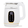 Adler veekeetja  AD 1305 Electric Kettle Glass with LED Display, valge/kuldne