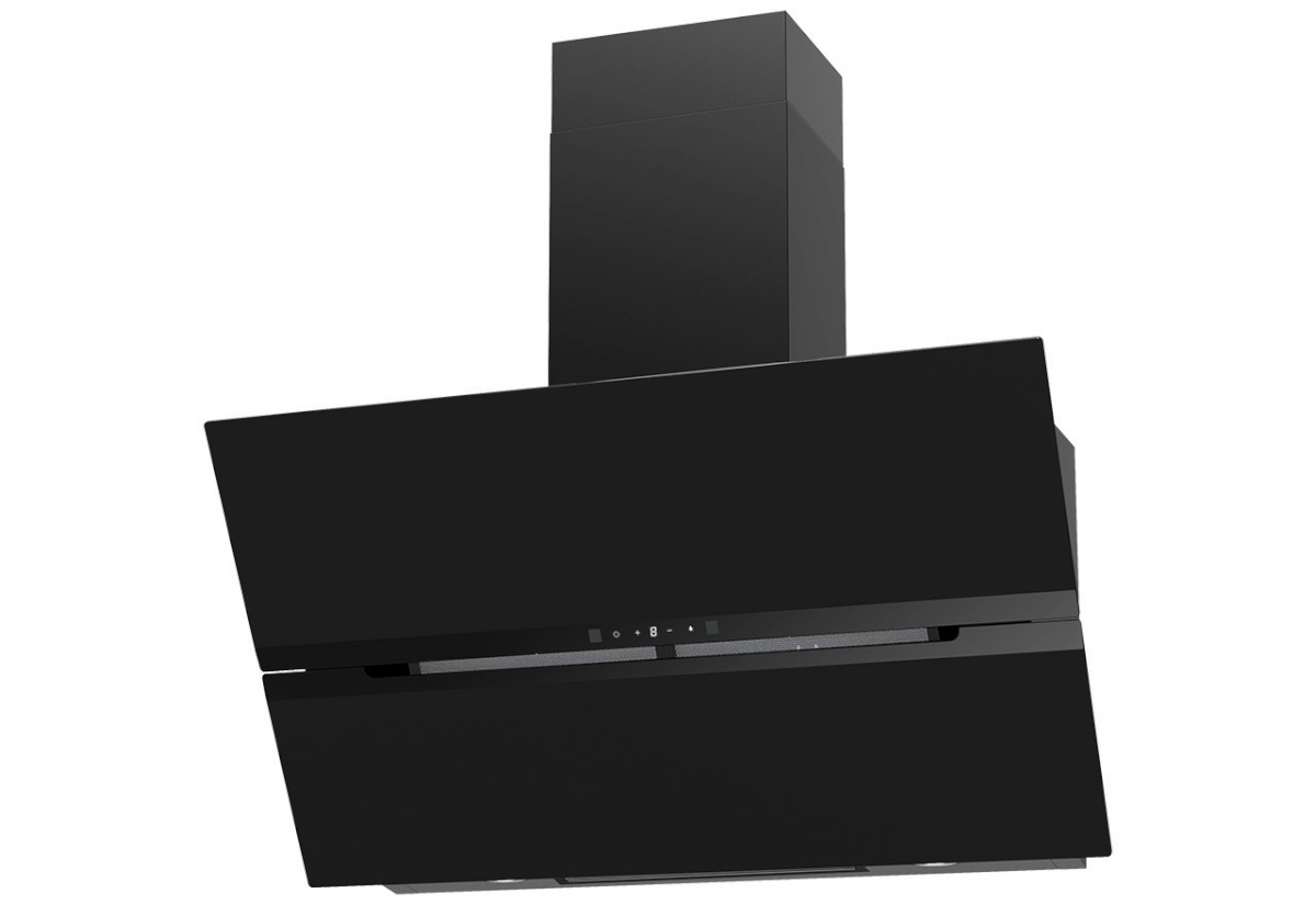 Thermex seinale kinnitatav õhupuhasti vertikaalne automaatne žestidega juhtimine, oma mootoriga, 90 cm, must