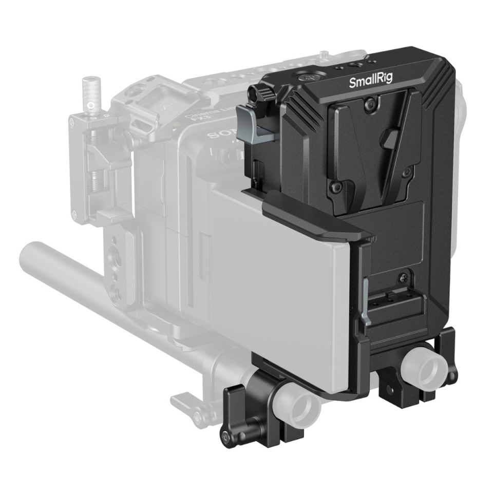 SmallRig 5226 V-Mount aku kinnitusplaadi komplekt 15 mm LWS ritvadele