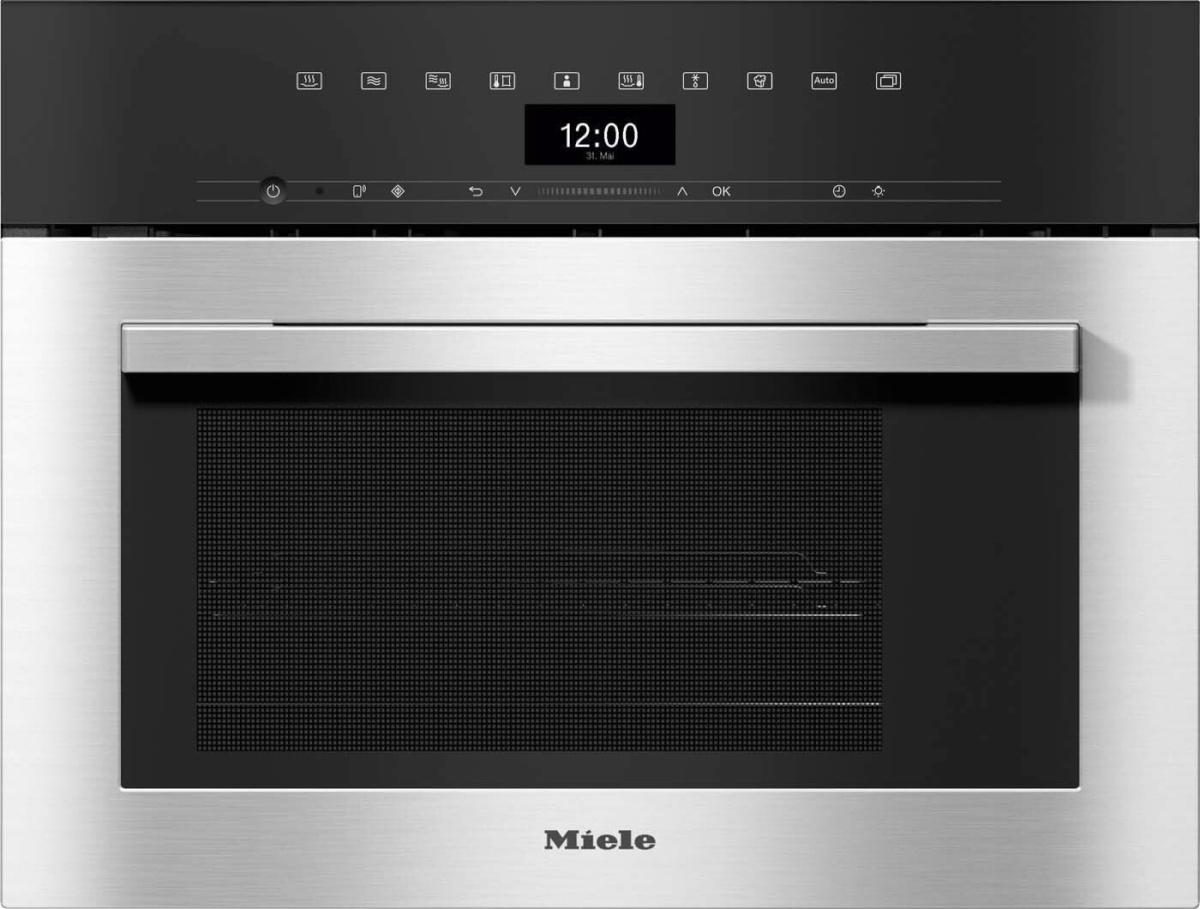 Miele ahi DGM 7340 auru/mikrolaineahju kombinatsioon, roostevaba teras