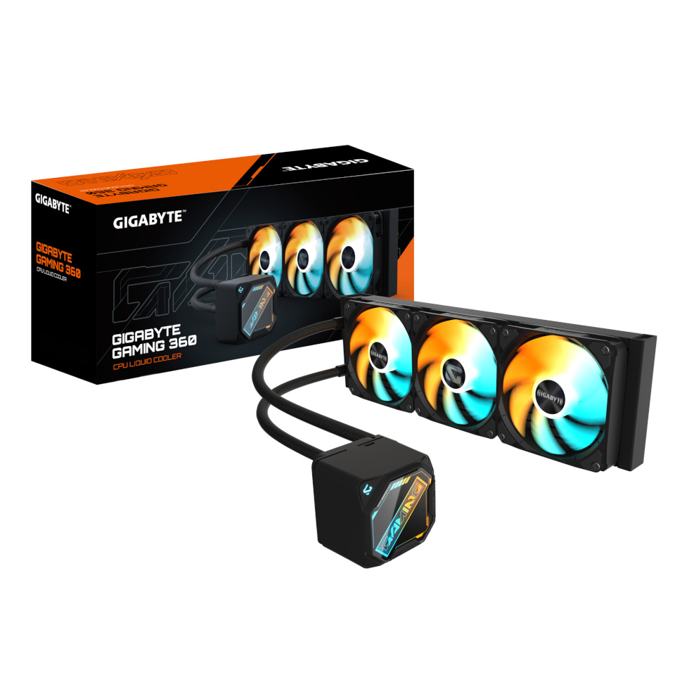 Gigabyte GAMING 360 vedelikjahutussüsteem, must