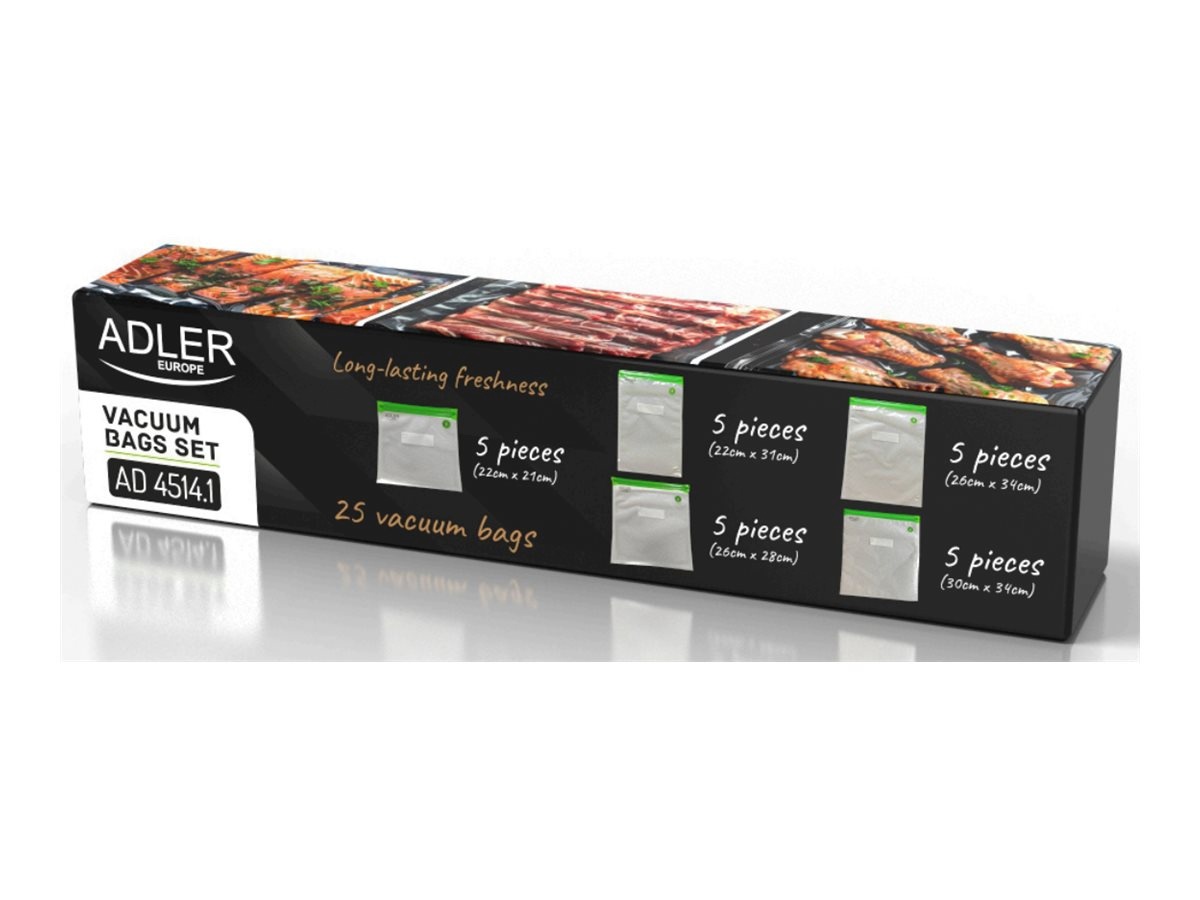 Adler AD 4514.1 Vacuum Vacuum Bags set, valge