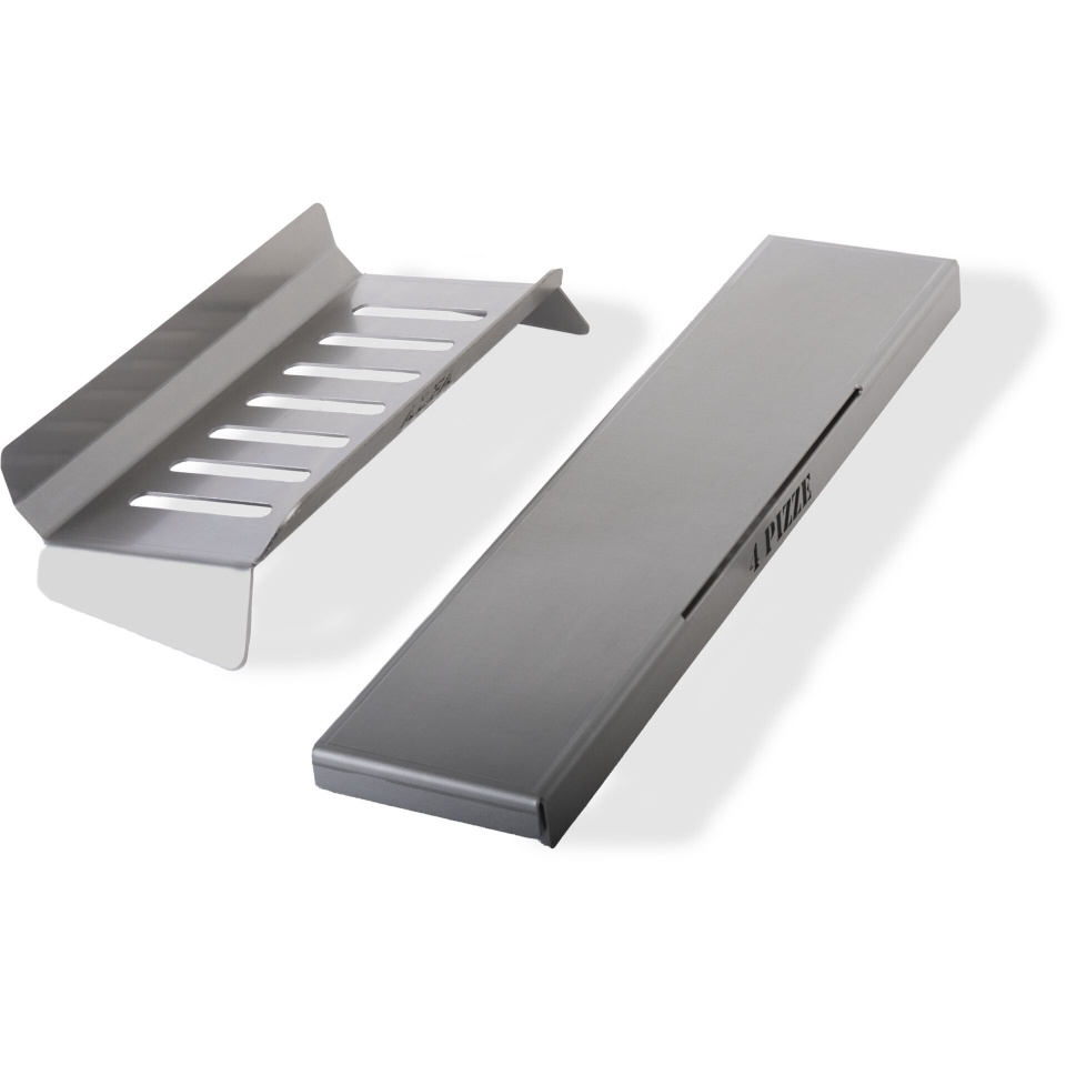 Alfa Forni grilltarvik Kit Hybrid 2 Pizze (Futuro) Steel