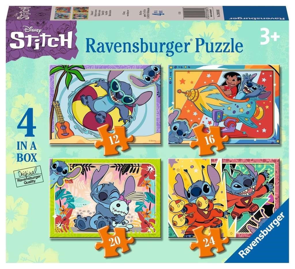 Ravensburger pusle 4in1 Disney Stitch