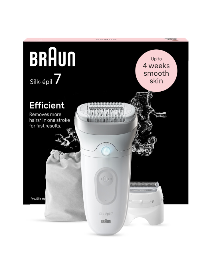Braun epilaator SE7-041 Silk•épil 7 Epilator, valge