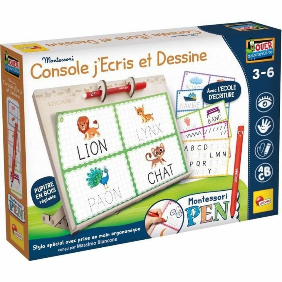 Lisciani Giochi arendav mäng kolm-ühes MONTESSORI PEN
