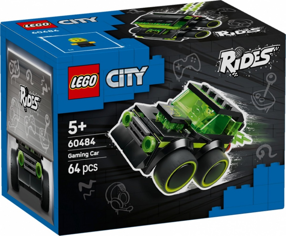Lego klotsid Blocks City 60484 Rides - Gaming Race Car