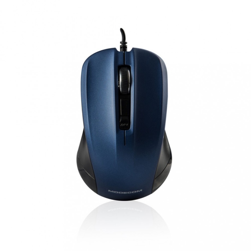 Modecom hiir M9.1 must AND sinine WIDE OPTICAL MOUSE