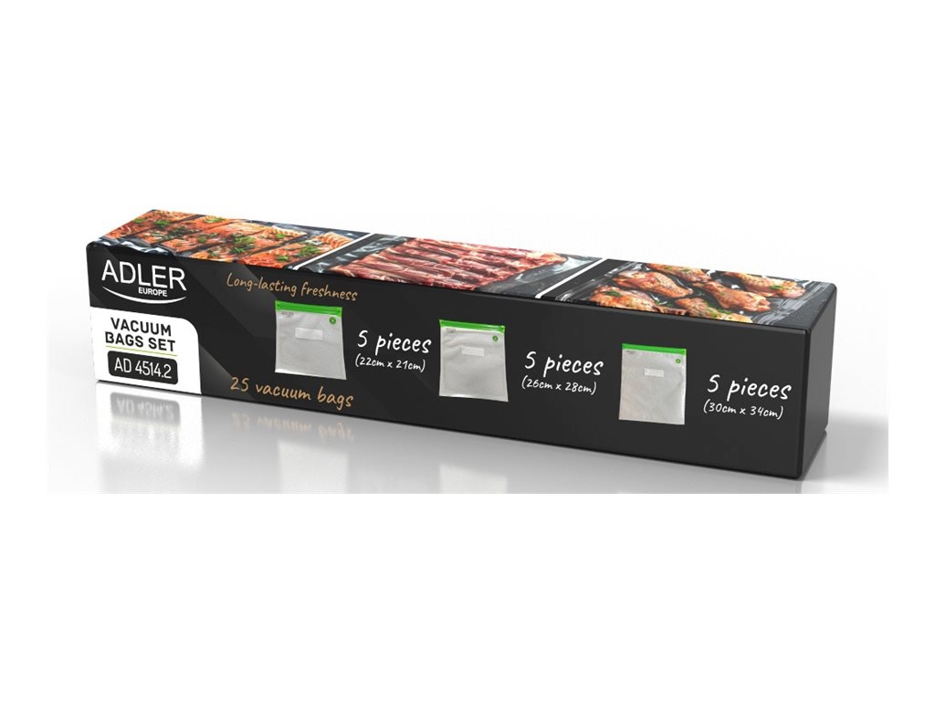 Adler AD 4514.2 Vacuum Vacuum Bags set, valge