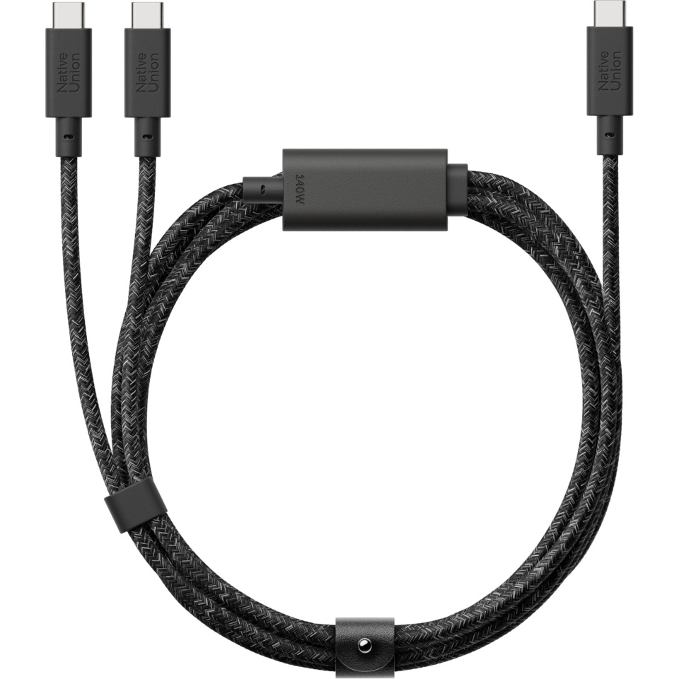 Native Union laadimiskaabel Belt cable 140W USB-C to USB-C 2m Cosmos