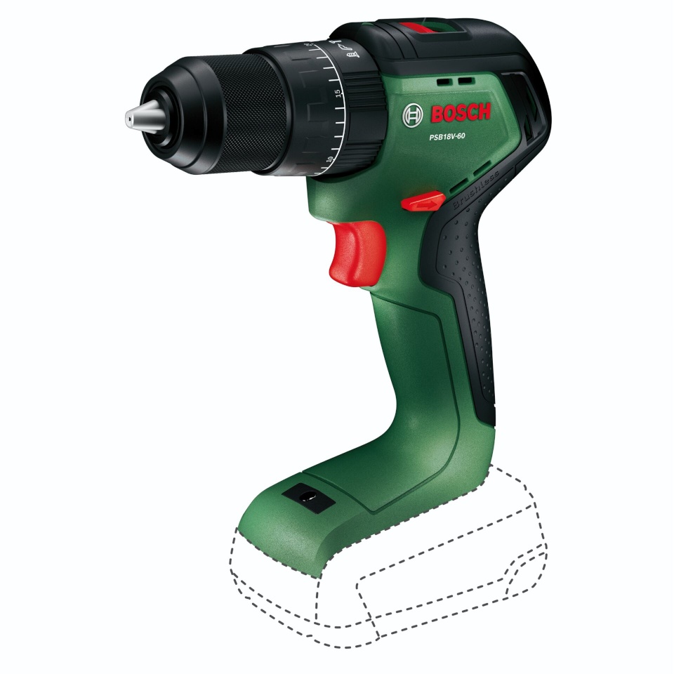Bosch akutrell PSB18V-60 (solo, C) Cordless Combi Drill