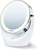 Beurer meigipeegel BS 49 Makeup Mirror with LED Light and Magnifying Mirror, valge