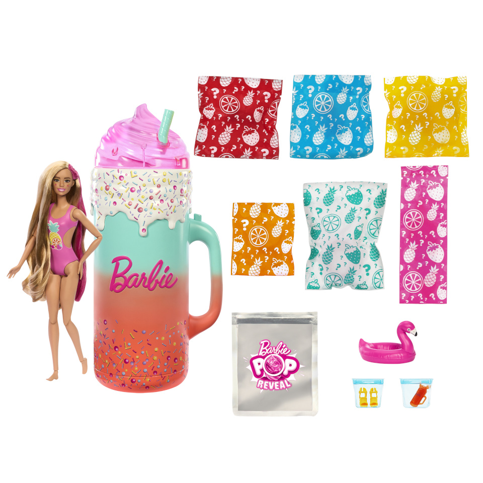Mattel nukk Barbie Pop Reveal Set prezentowy Tropikalne smoothie