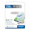 PNY mälupulk Pendrive 256GB USB 3.2 Duo-Link P-FDI256DULINKTYC-GE