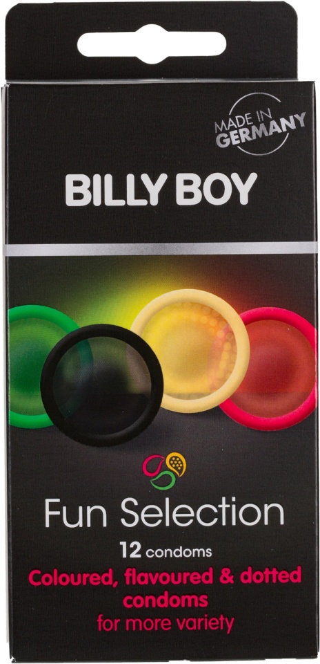 Billy Boy kondoom Fun Selection, 12tk