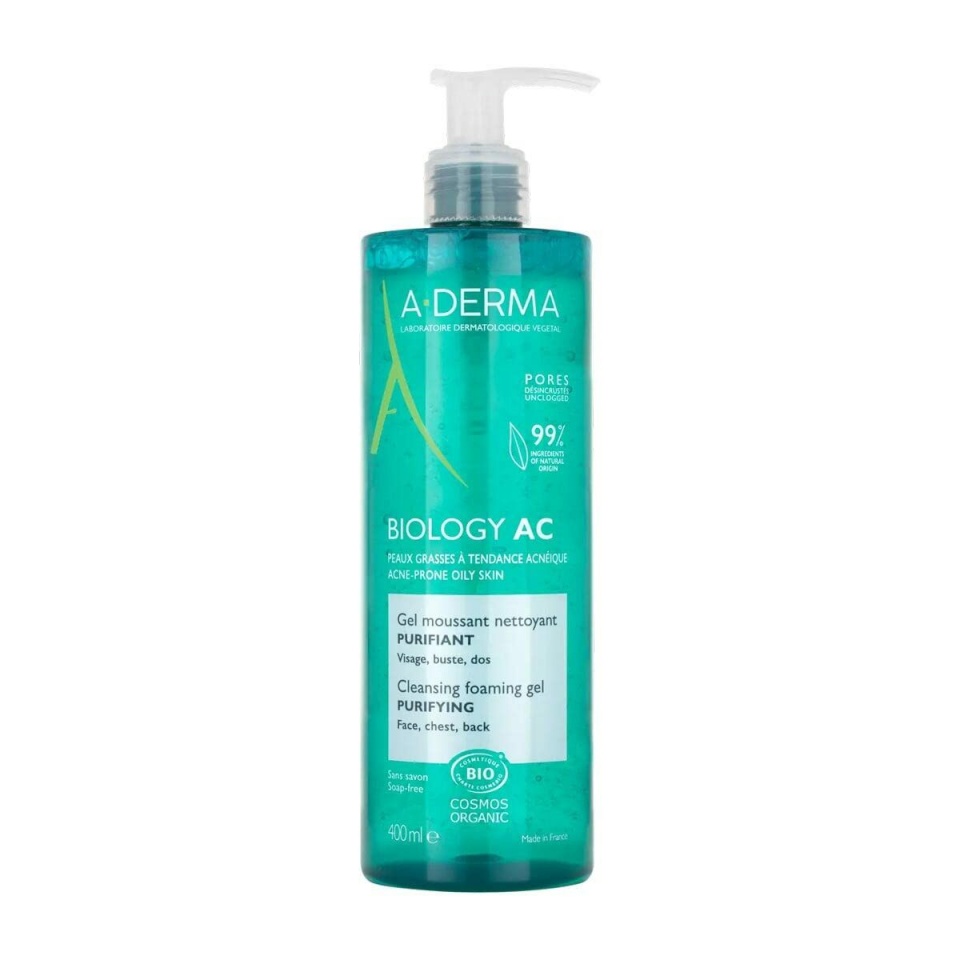 A-Derma näopuhastusgeel Biology Ac 400ml