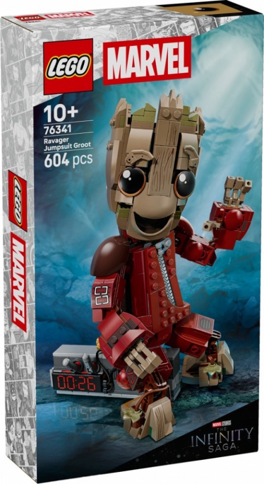 LEGO klotsid 76341 Marvel Super Heroes Groot im Ravager-Outfit
