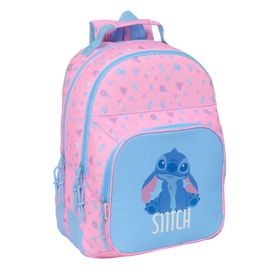 Lilo & Stitch seljakott Bright roosa 32x42x15cm