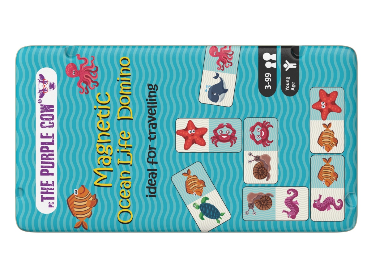 PURPLE COW reisimäng Ocean Life Domino (LT, LV, EE), 6916