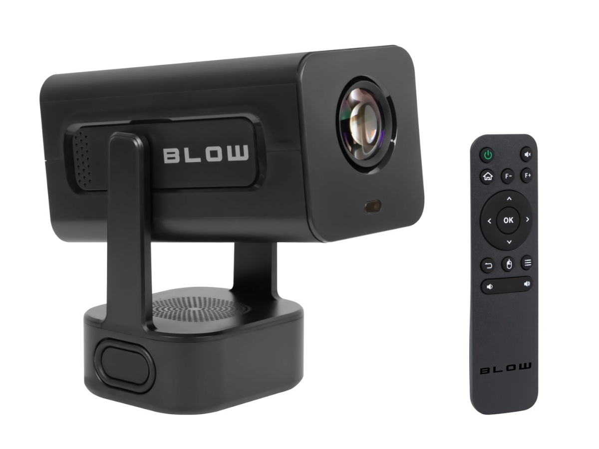 Portable projector Blow projektor AndroidTV HD Cinema SOUND + must case