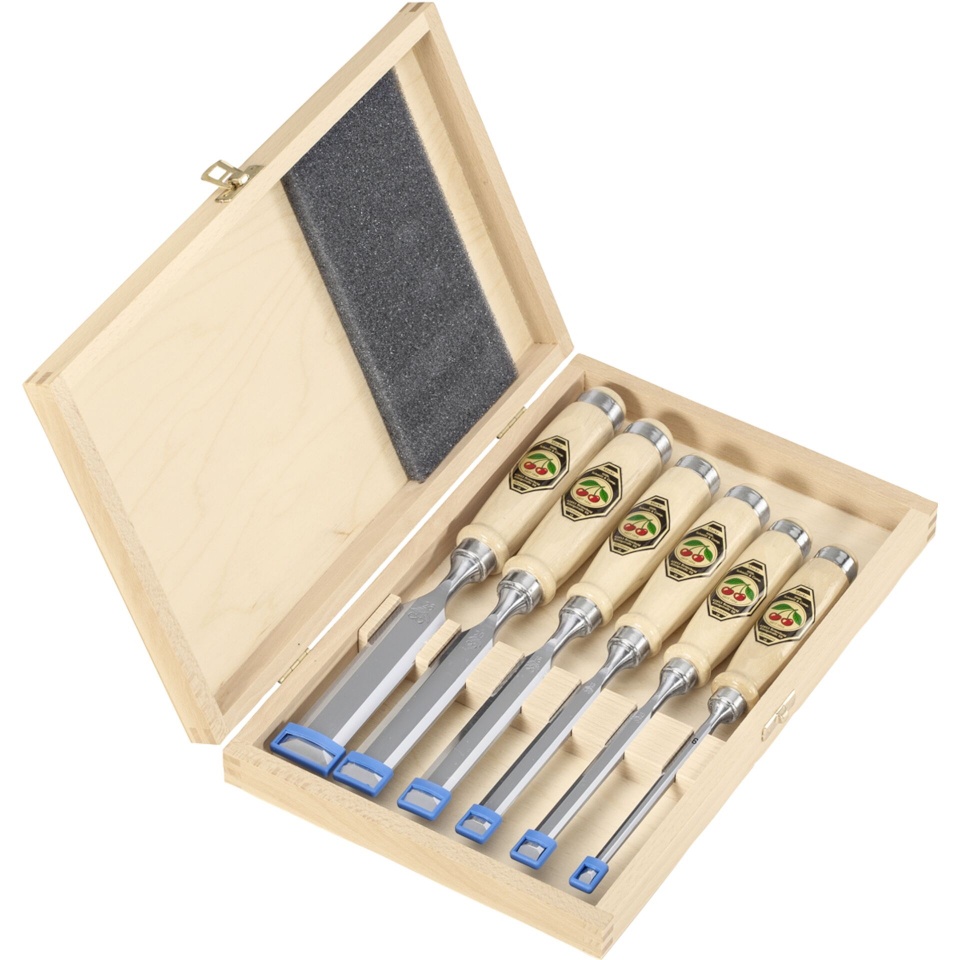 Kirschen peitlite komplekt Firmer Chisel Set 6-osaline 1101 HK in wooden box 1101000