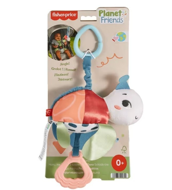 Fisher Price Zawieszka Planet Friends Wesoły Żołwik